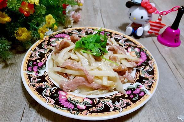 鲜姜炒肉丝的做法图解8