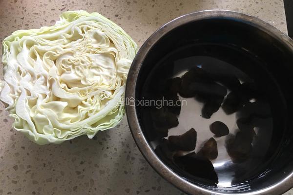 凉拌包包菜的做法图解1