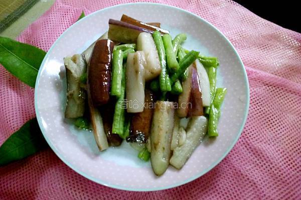 干锅茄子豆角的做法图解9