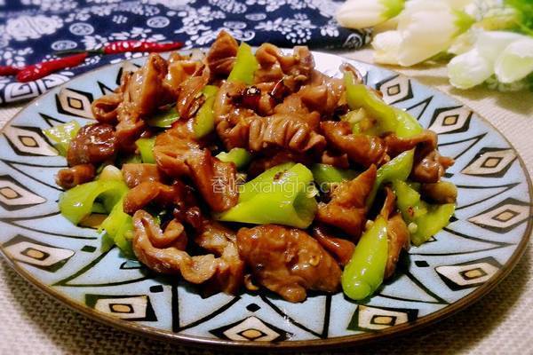 尖椒大肠的做法图解8