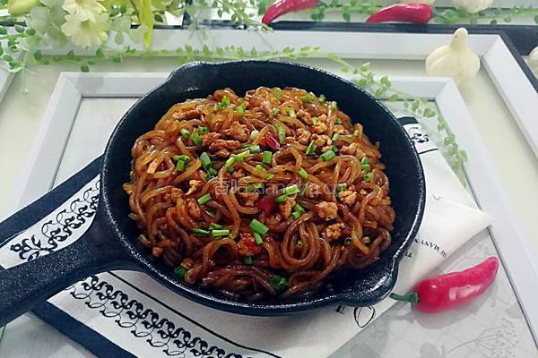 肉末粉条的做法图解15