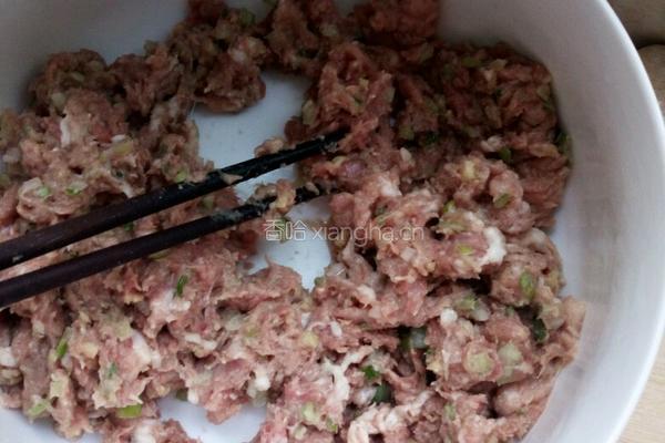 豆角肉饺子的做法图解3