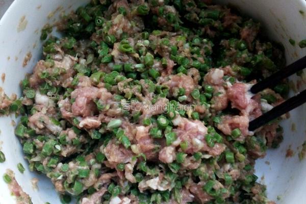 豆角肉饺子的做法图解4