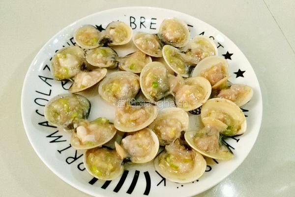 清蒸文蛤的做法图解6