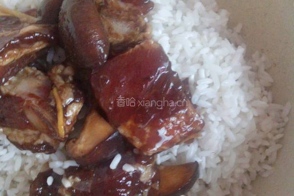 荷叶排骨饭的做法图解8