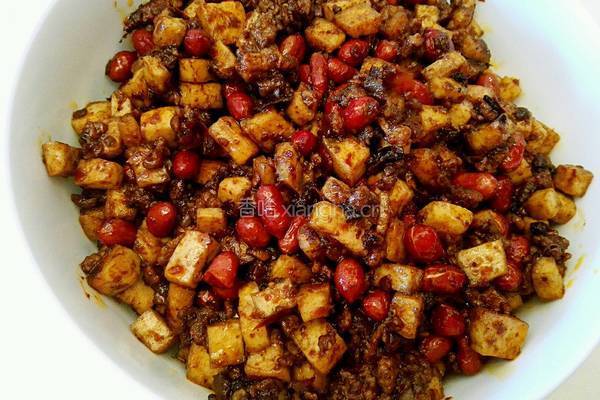 香辣八宝豆腐的做法图解8