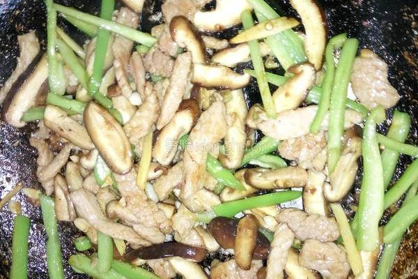香菇肉丝的做法图解9