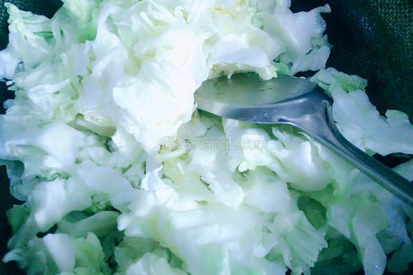 炝炒莲花白的做法图解4