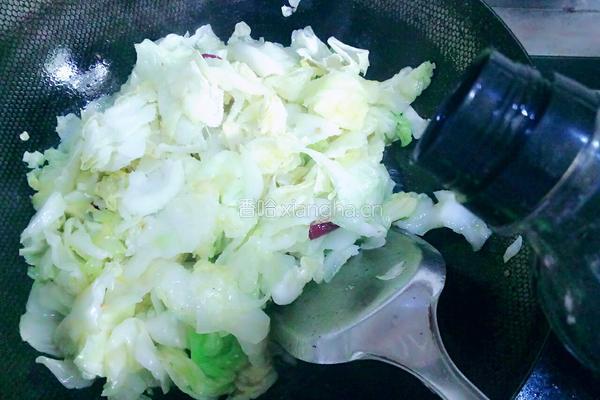 炝炒莲花白的做法图解6