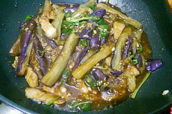 蚝油烧茄子的做法图解14