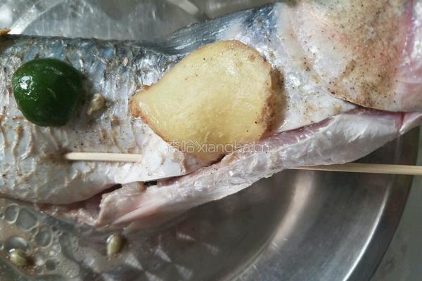 青柠花生豆酱乌头鱼的做法图解3