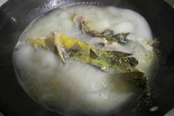 黄颡鱼炖豆腐的做法图解5