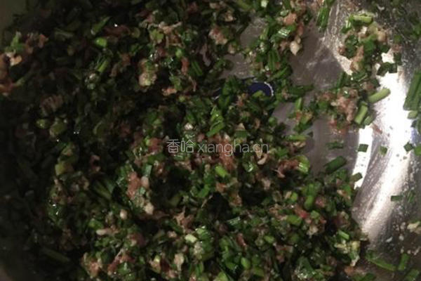 韭菜馅饺子的做法图解4