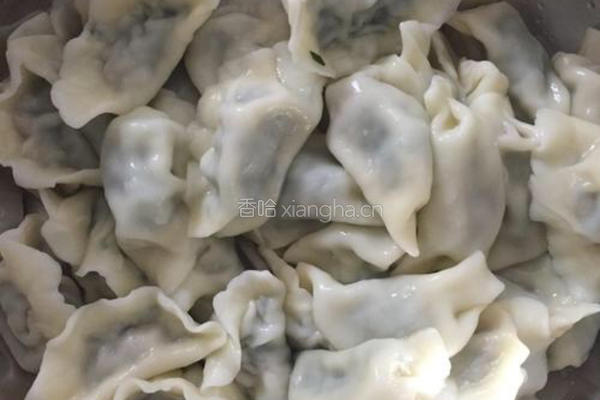 韭菜馅饺子的做法图解7