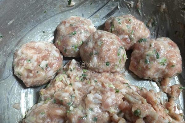 炸肉圆的做法图解2