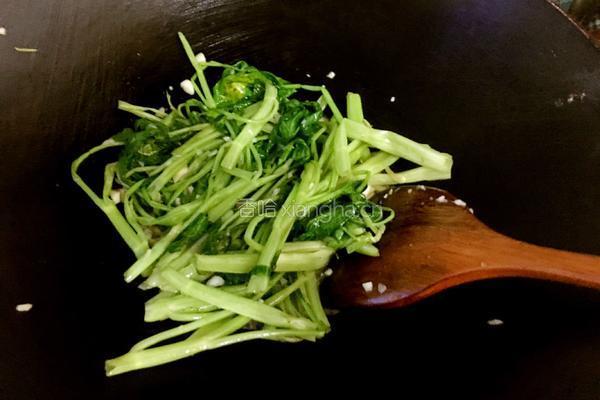 蒜炒空心菜的做法图解7