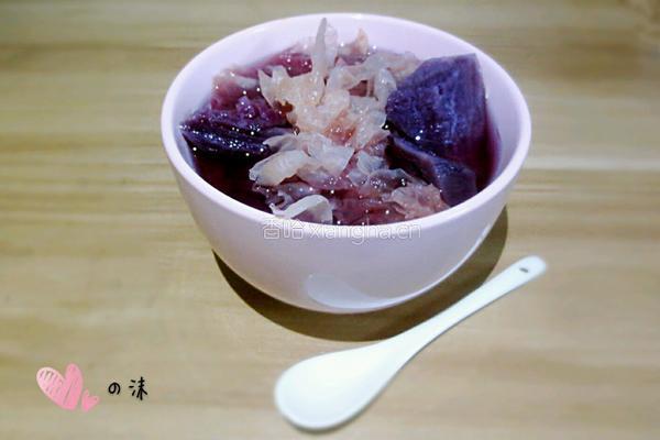 银耳紫薯汤的做法图解6