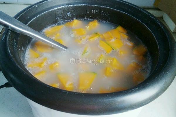 南瓜粥的做法图解7