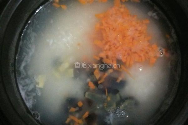 砂锅皮蛋瘦肉粥的做法图解5