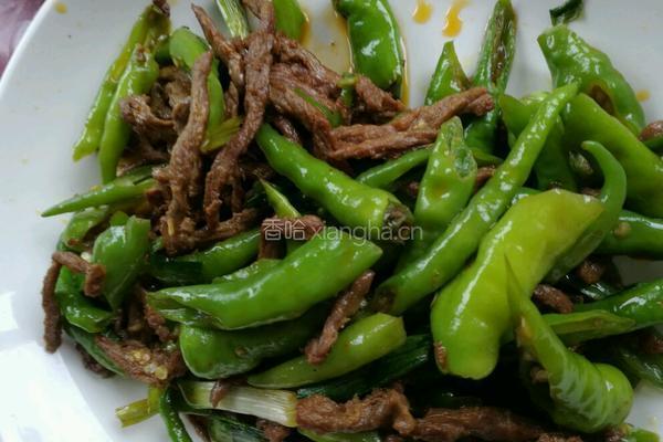 青椒牛肉丝的做法图解4