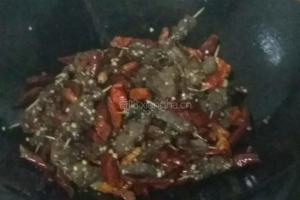 香辣牙签牛肉的做法图解8