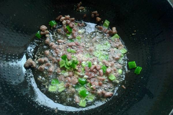 肉沫炒黄豆的做法图解9