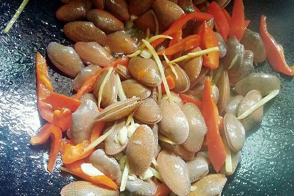 粤式炒花甲的做法图解5