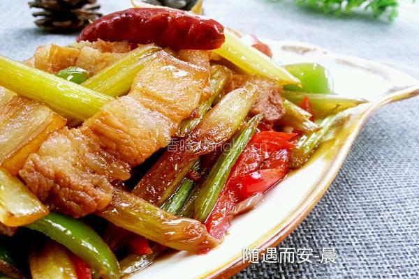芹菜炒五花肉的做法图解13