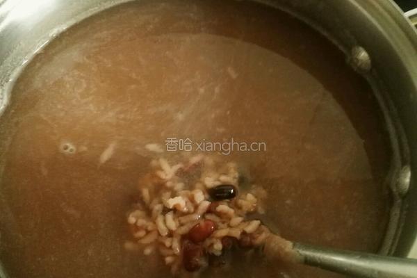 红豆稀饭的做法图解4