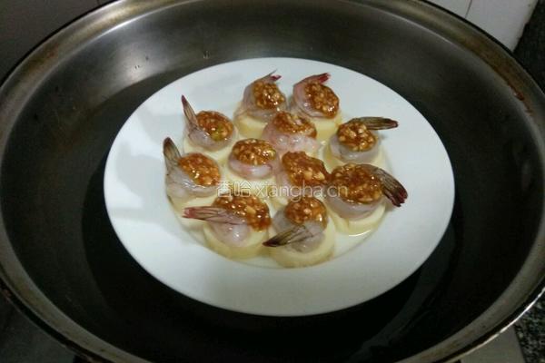 虾仁日本豆腐的做法图解8