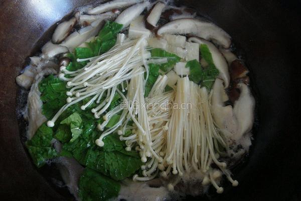 豆腐三菌汤的做法图解5