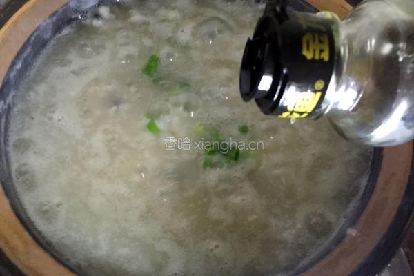 皮蛋牛肉粥的做法图解9