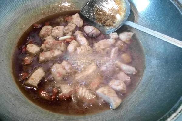 豇豆红烧肉的做法图解7