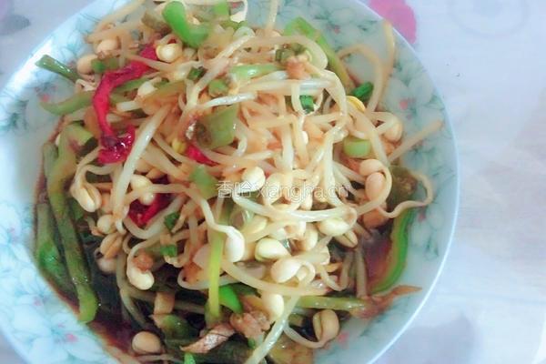 酸辣黄豆芽的做法图解8