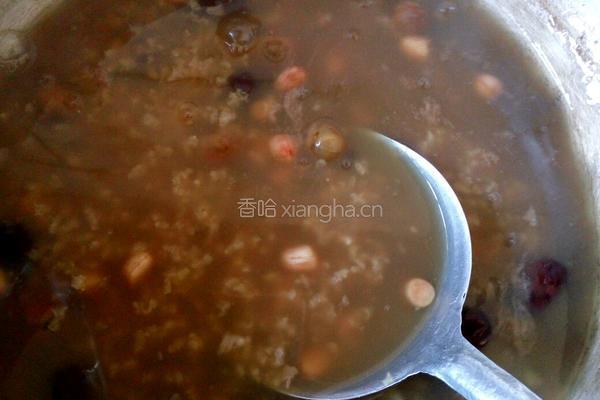桂圆莲子八宝粥的做法图解5