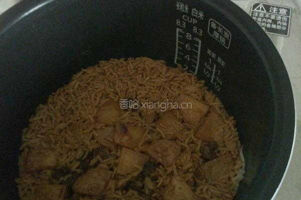 肉干饭的做法图解10