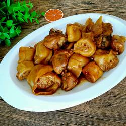 鸡肉垫卷子的做法[图]
