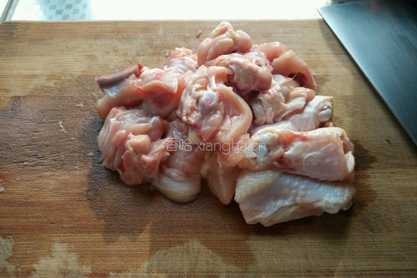 鸡肉垫卷子的做法图解2