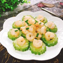 苦瓜炒虾仁的做法[图]