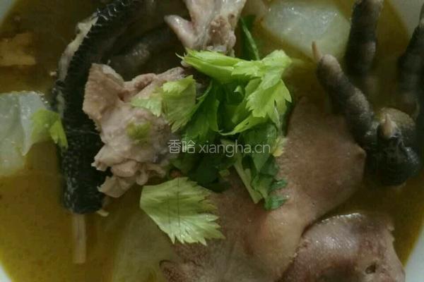 老鸭汤冬瓜炖公鸡汤