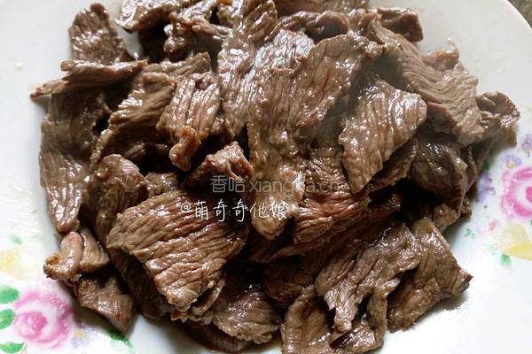 炒牛肉片的做法图解6