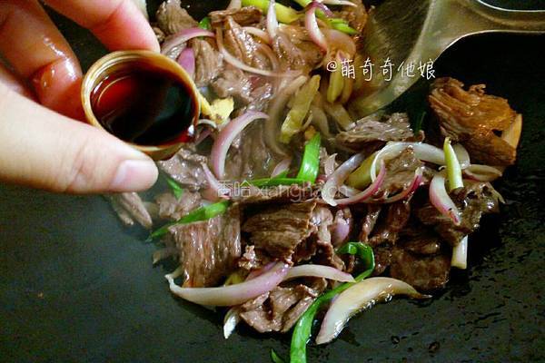 炒牛肉片的做法图解9
