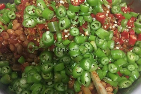 酱豆辣椒酱下饭菜的做法图解2