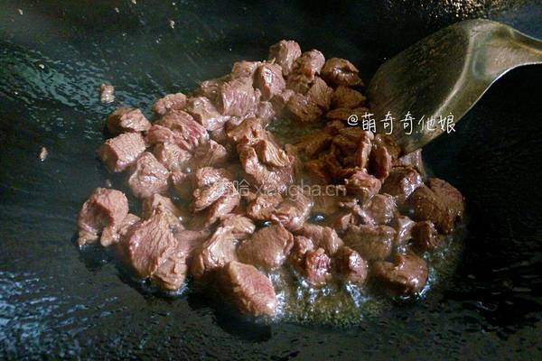 酱爆牛肉粒的做法图解4