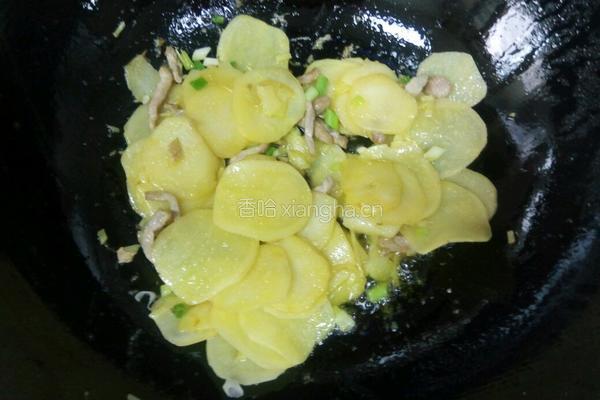 白菜土豆片的做法图解4