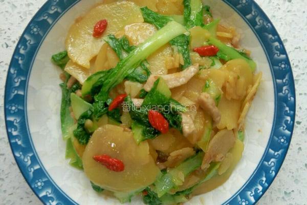 白菜土豆片的做法图解9