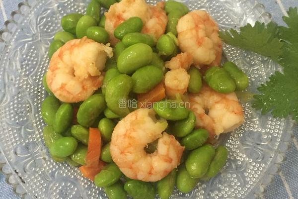 虾仁毛豆的做法图解4