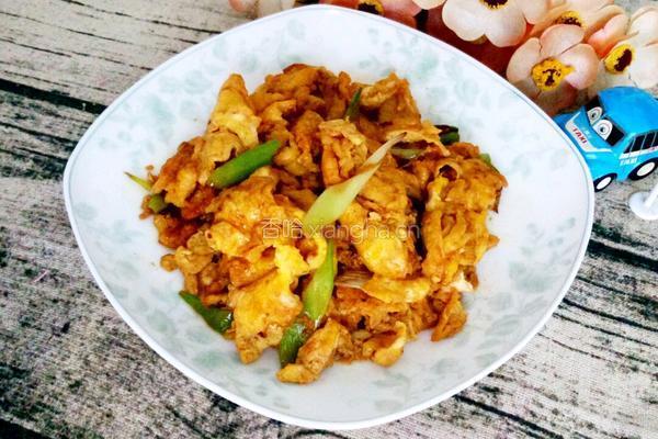 大酱炒鸡蛋的做法图解6