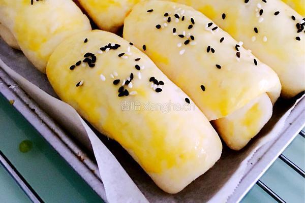 肉松炼乳咸面包（无奶无糖版）的做法图解9