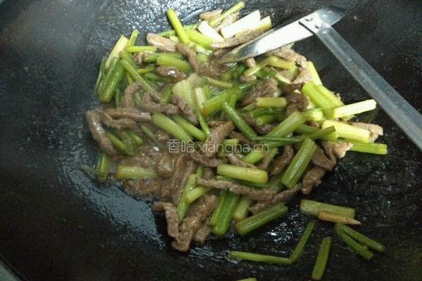 香芹牛肉丝的做法图解6